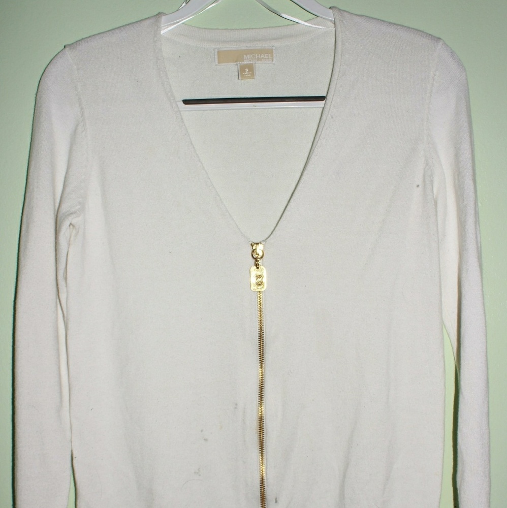 Women Michael Kors Sweater Cardigan Zip-Up Small S